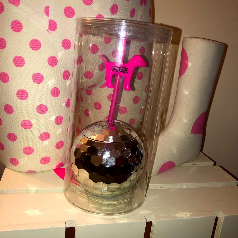 Rare Victoria’s Secret Pink Disco Cup Dog Cup